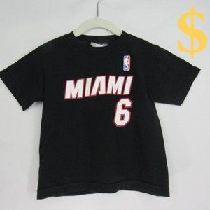 Adidas NBA Miami Heat T-Shirt Lebron James#6 S(4)